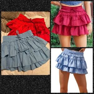 Day + moon tiered ruffle skort - EUC Small